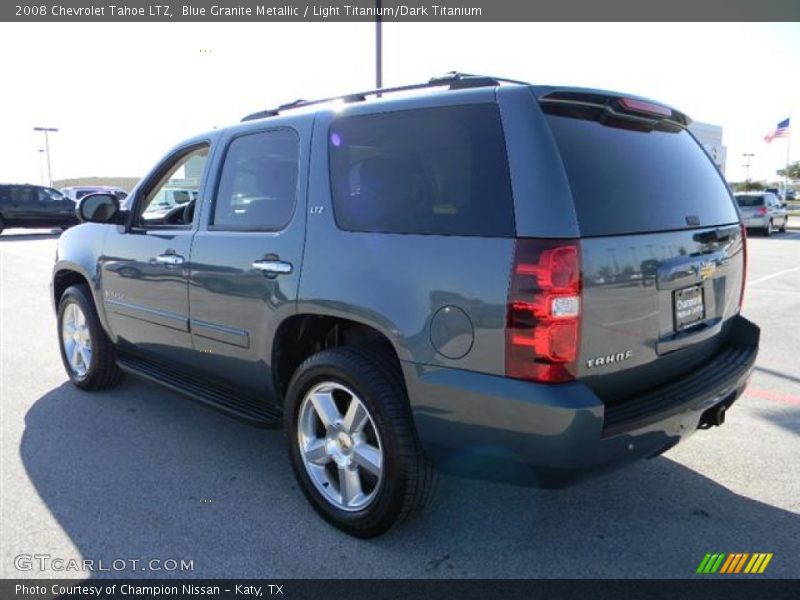 Blue Granite Metallic / Light Titanium/Dark Titanium 2008 Chevrolet Tahoe LTZ