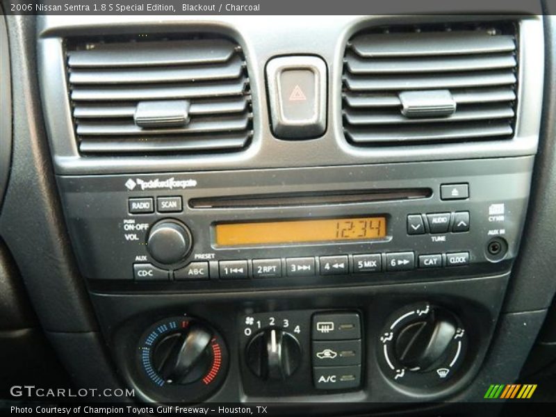 Blackout / Charcoal 2006 Nissan Sentra 1.8 S Special Edition