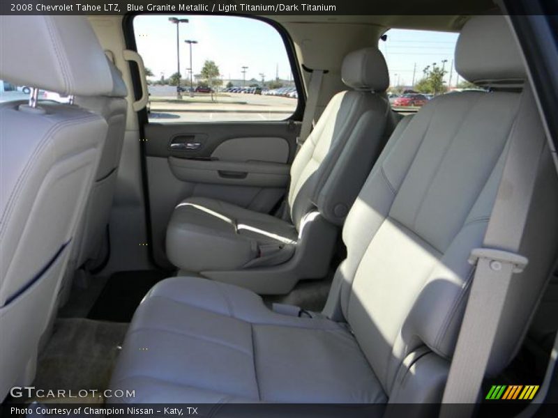 Blue Granite Metallic / Light Titanium/Dark Titanium 2008 Chevrolet Tahoe LTZ