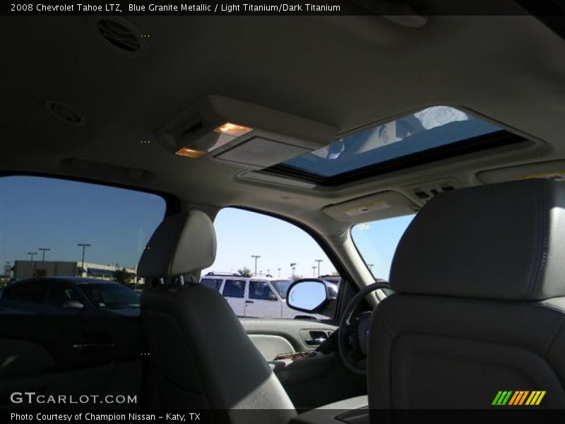 Blue Granite Metallic / Light Titanium/Dark Titanium 2008 Chevrolet Tahoe LTZ