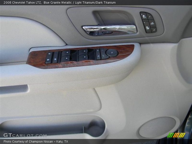 Blue Granite Metallic / Light Titanium/Dark Titanium 2008 Chevrolet Tahoe LTZ