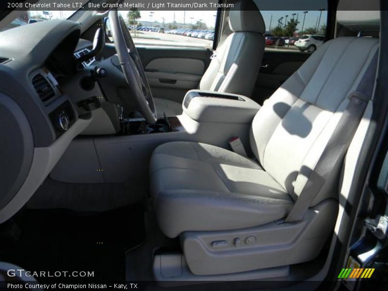 Blue Granite Metallic / Light Titanium/Dark Titanium 2008 Chevrolet Tahoe LTZ