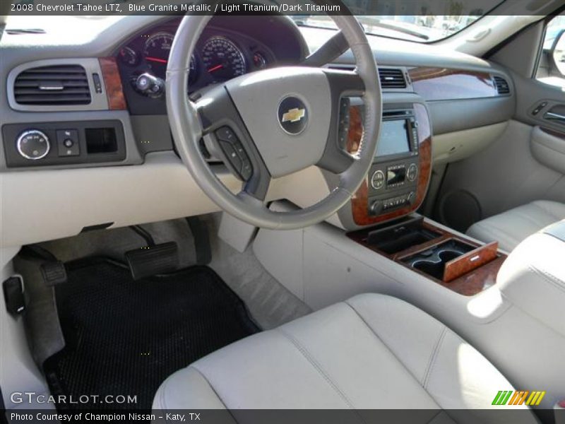 Blue Granite Metallic / Light Titanium/Dark Titanium 2008 Chevrolet Tahoe LTZ