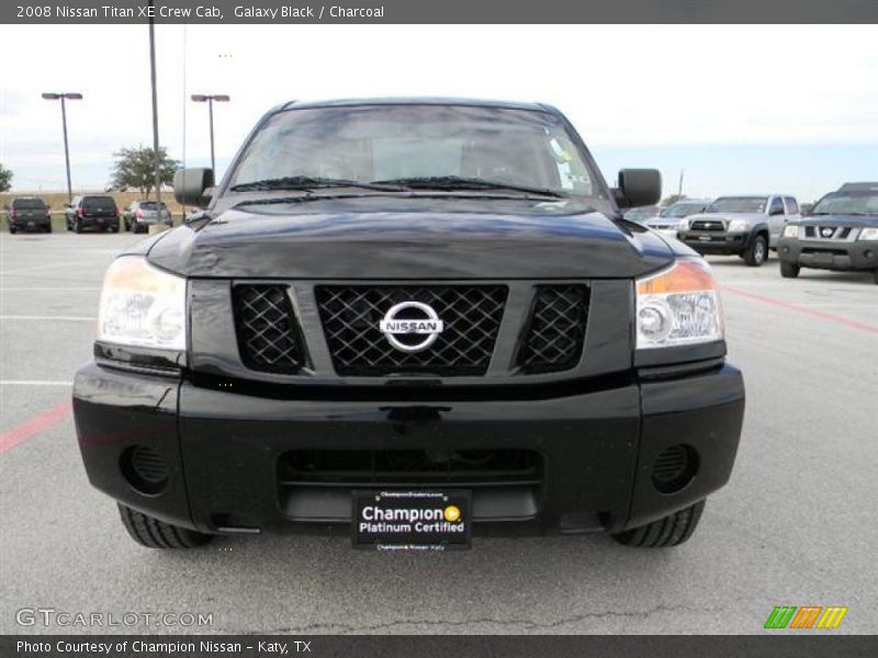 Galaxy Black / Charcoal 2008 Nissan Titan XE Crew Cab