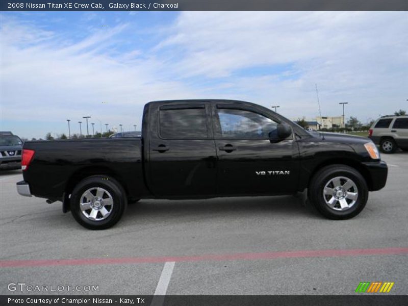Galaxy Black / Charcoal 2008 Nissan Titan XE Crew Cab