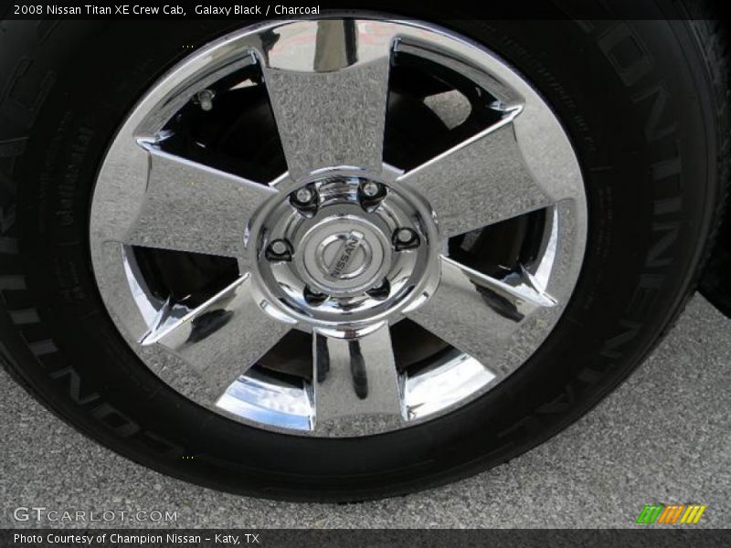Galaxy Black / Charcoal 2008 Nissan Titan XE Crew Cab