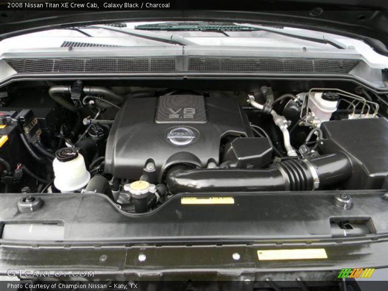 Galaxy Black / Charcoal 2008 Nissan Titan XE Crew Cab
