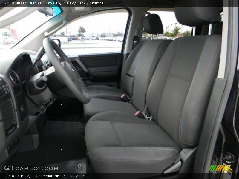 Galaxy Black / Charcoal 2008 Nissan Titan XE Crew Cab