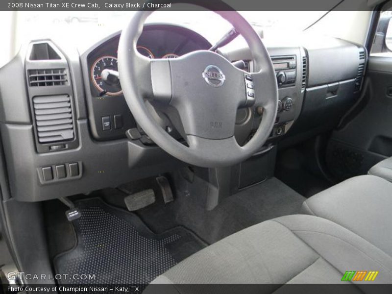 Galaxy Black / Charcoal 2008 Nissan Titan XE Crew Cab