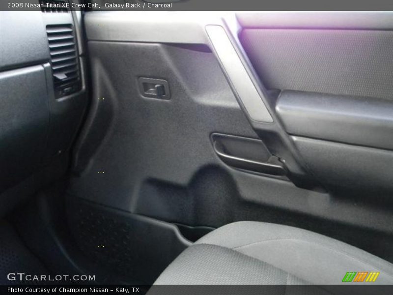 Galaxy Black / Charcoal 2008 Nissan Titan XE Crew Cab