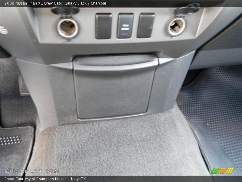 Galaxy Black / Charcoal 2008 Nissan Titan XE Crew Cab