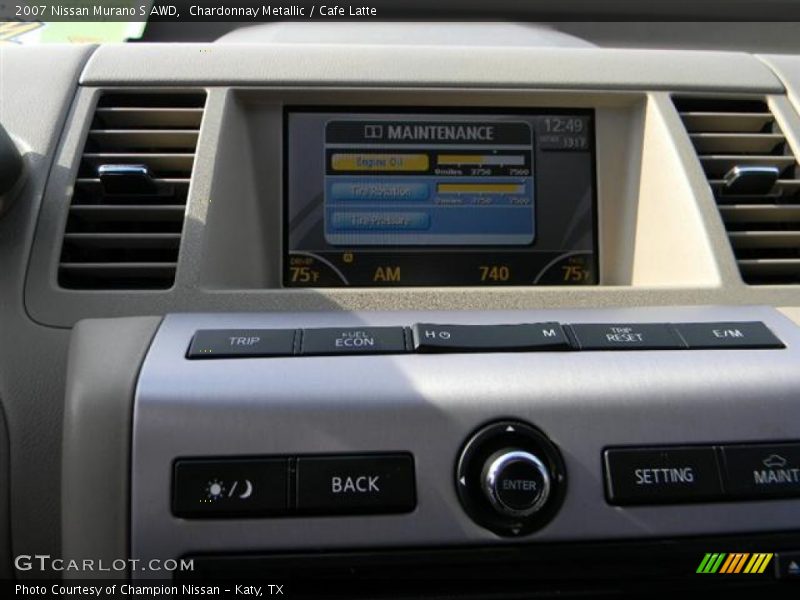 Chardonnay Metallic / Cafe Latte 2007 Nissan Murano S AWD