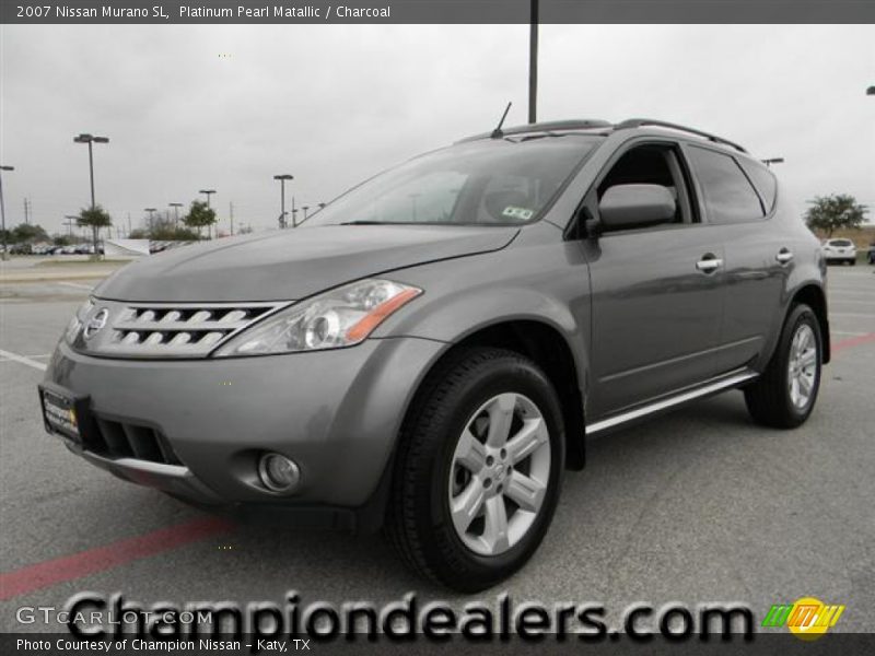Platinum Pearl Matallic / Charcoal 2007 Nissan Murano SL