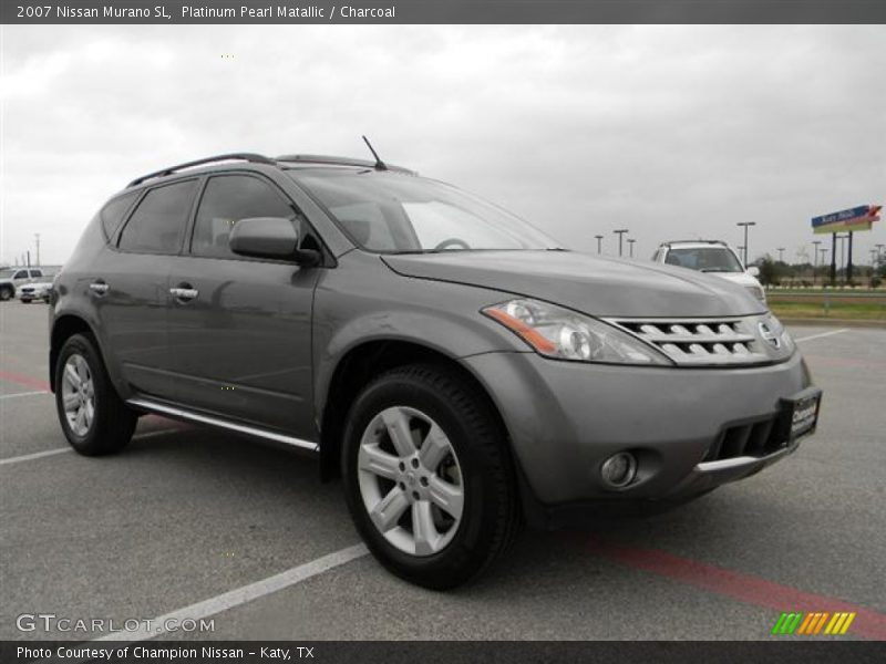 Platinum Pearl Matallic / Charcoal 2007 Nissan Murano SL