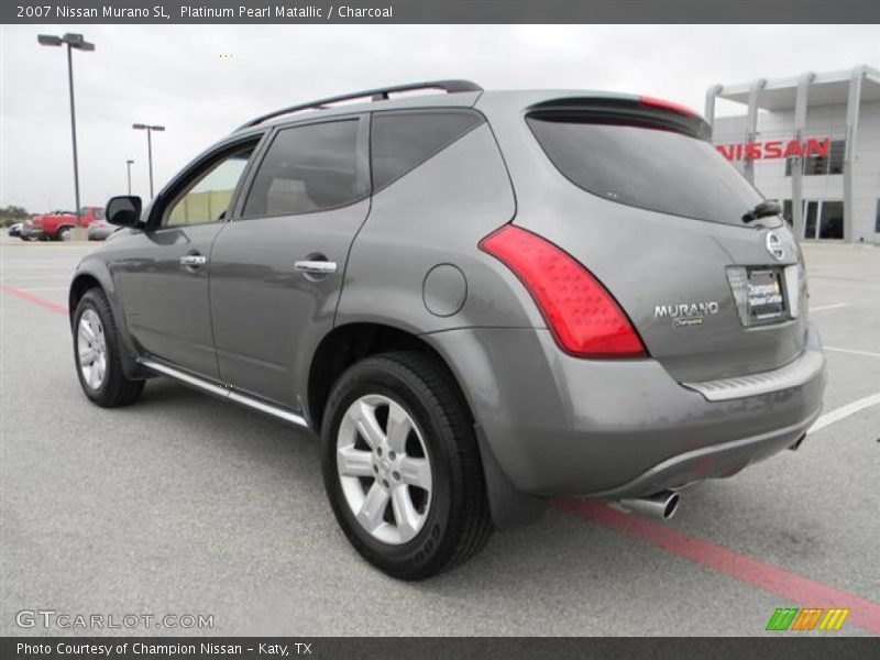 Platinum Pearl Matallic / Charcoal 2007 Nissan Murano SL