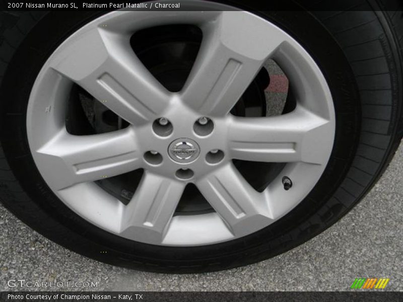 Platinum Pearl Matallic / Charcoal 2007 Nissan Murano SL