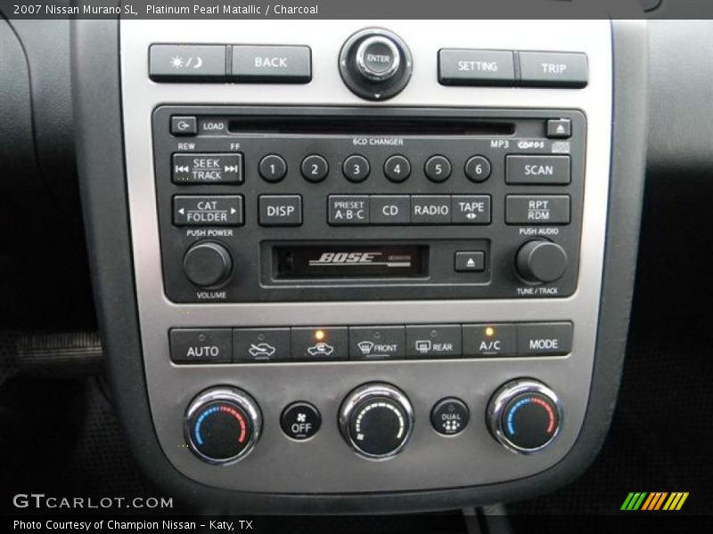 Platinum Pearl Matallic / Charcoal 2007 Nissan Murano SL