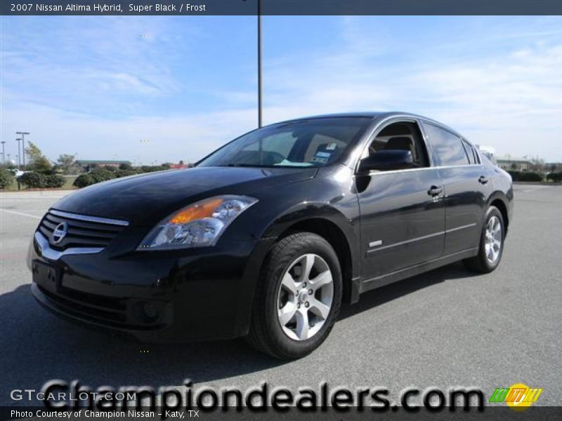 Super Black / Frost 2007 Nissan Altima Hybrid