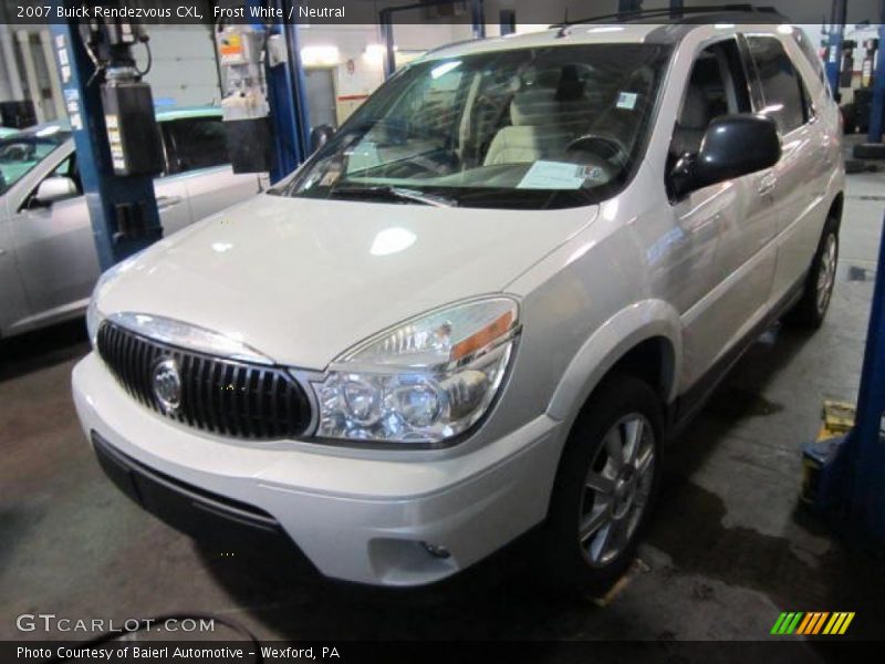 Frost White / Neutral 2007 Buick Rendezvous CXL