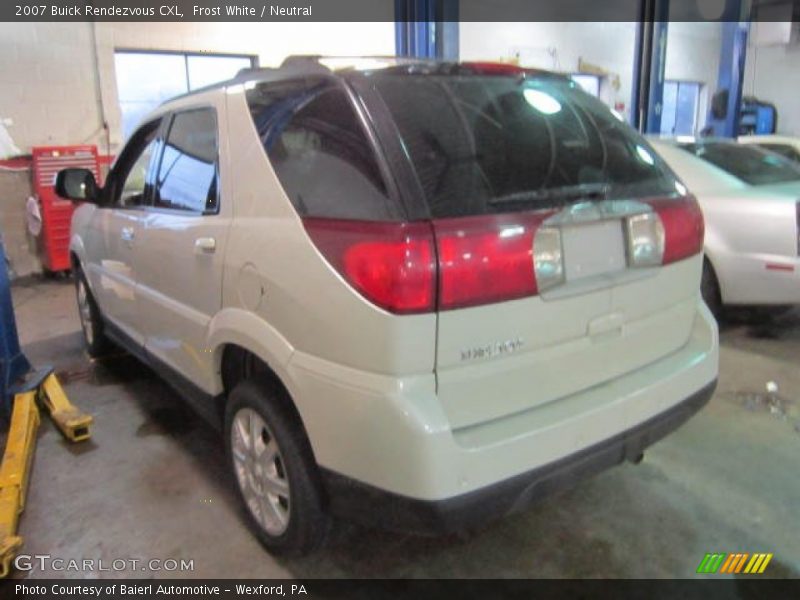 Frost White / Neutral 2007 Buick Rendezvous CXL
