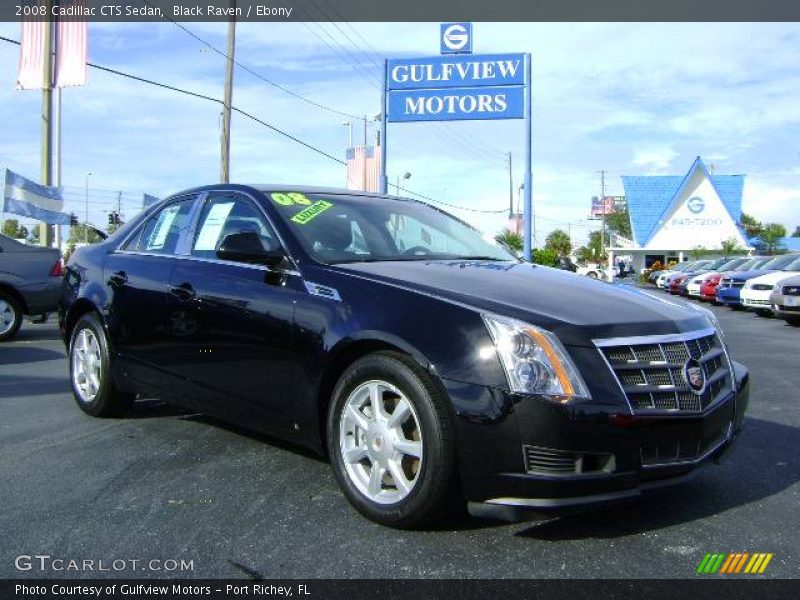 Black Raven / Ebony 2008 Cadillac CTS Sedan