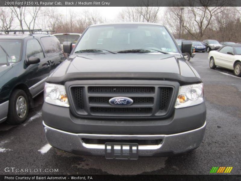 Black / Medium Flint Grey 2008 Ford F150 XL Regular Cab