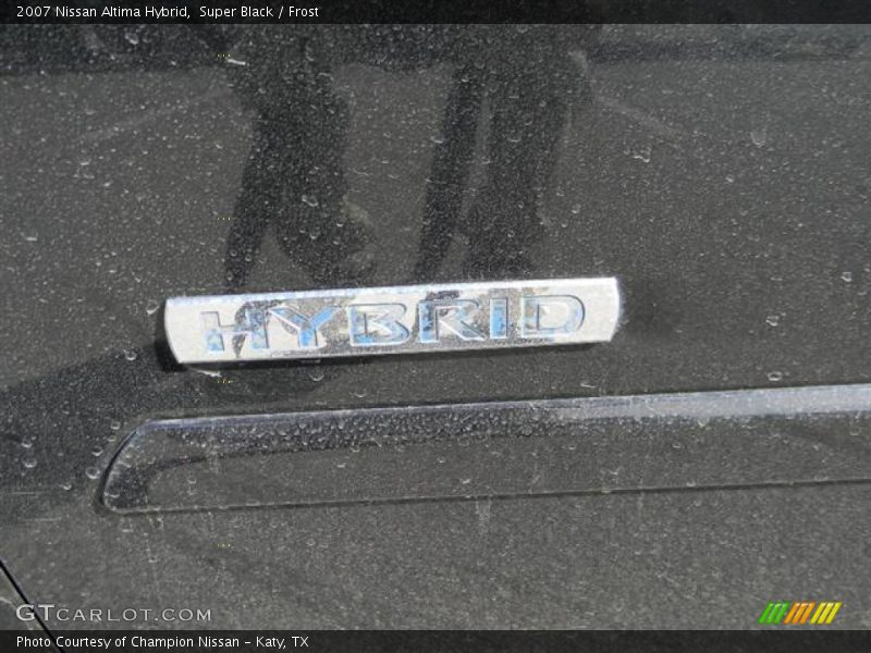 Super Black / Frost 2007 Nissan Altima Hybrid