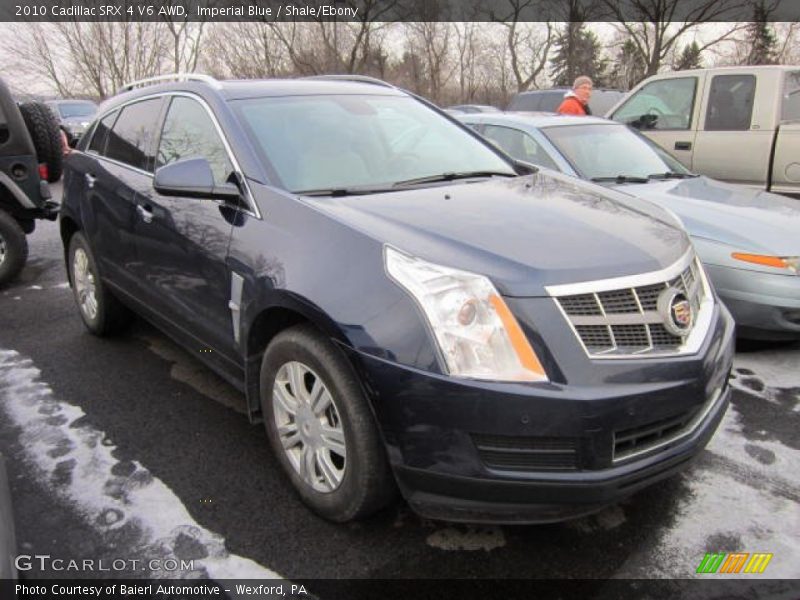 Imperial Blue / Shale/Ebony 2010 Cadillac SRX 4 V6 AWD