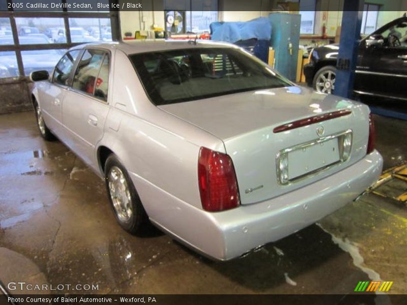Blue Ice / Black 2005 Cadillac DeVille Sedan