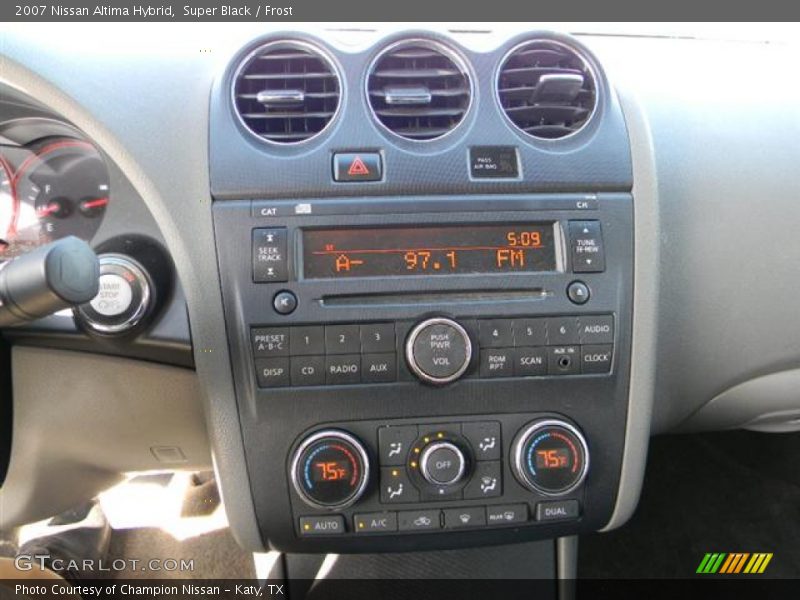 Super Black / Frost 2007 Nissan Altima Hybrid