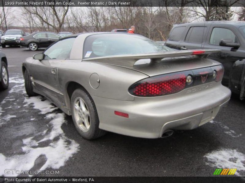 Pewter Metallic / Dark Pewter 1999 Pontiac Firebird Trans Am Coupe