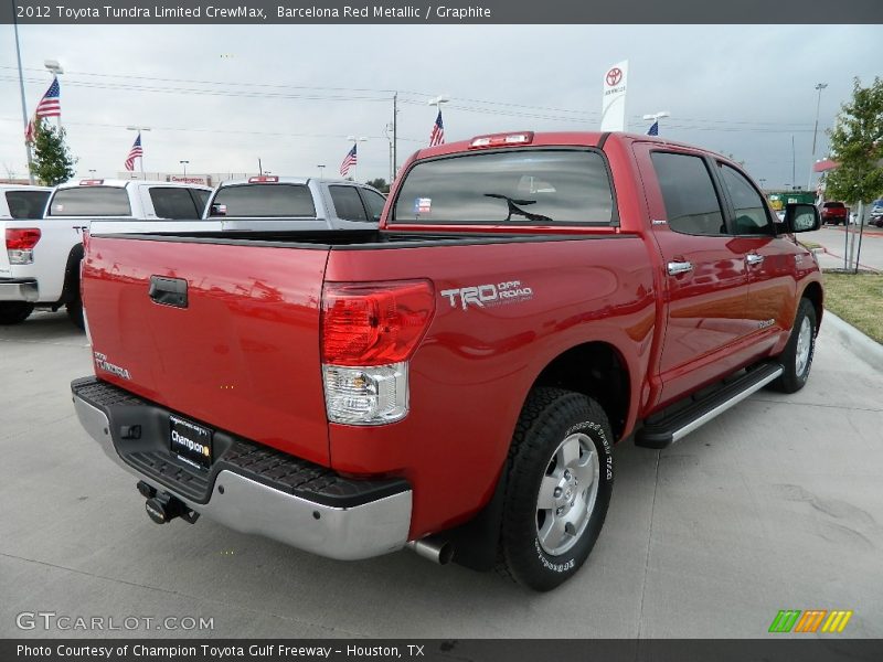 Barcelona Red Metallic / Graphite 2012 Toyota Tundra Limited CrewMax