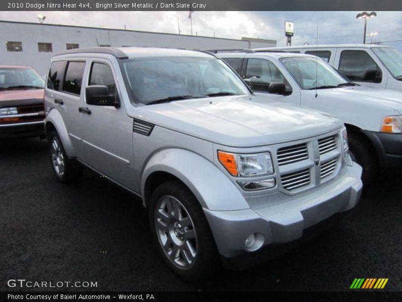 Bright Silver Metallic / Dark Slate Gray 2010 Dodge Nitro Heat 4x4