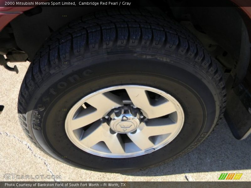 Cambridge Red Pearl / Gray 2000 Mitsubishi Montero Sport Limited