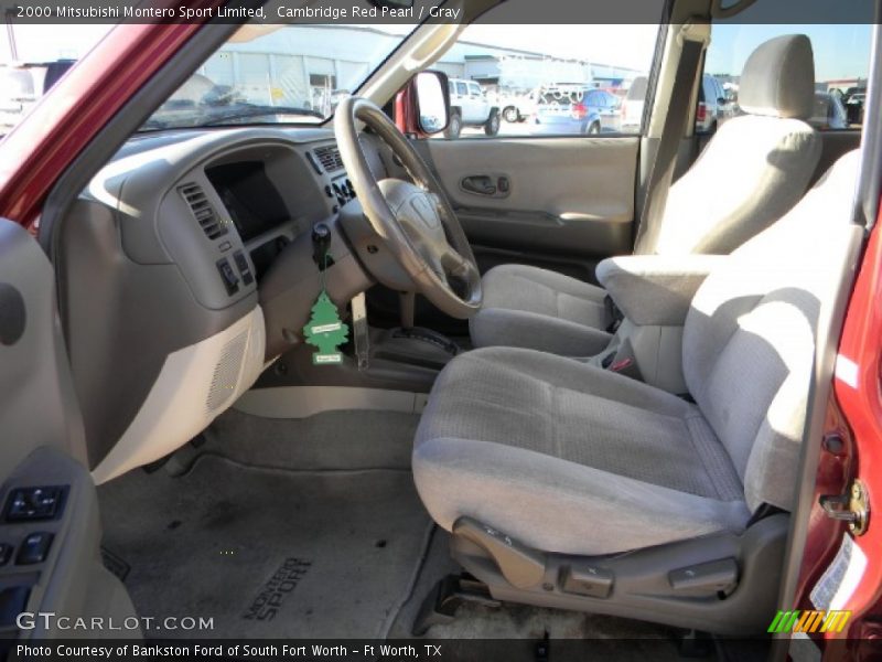 Cambridge Red Pearl / Gray 2000 Mitsubishi Montero Sport Limited