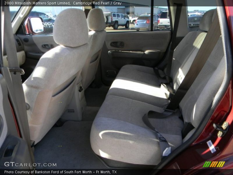 Cambridge Red Pearl / Gray 2000 Mitsubishi Montero Sport Limited
