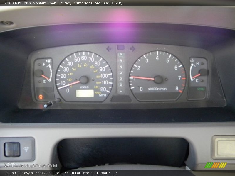 Cambridge Red Pearl / Gray 2000 Mitsubishi Montero Sport Limited