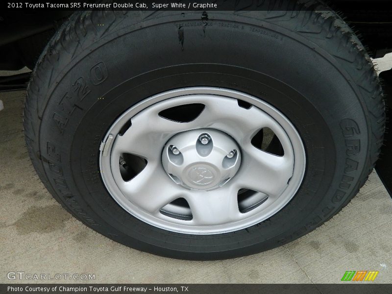Super White / Graphite 2012 Toyota Tacoma SR5 Prerunner Double Cab