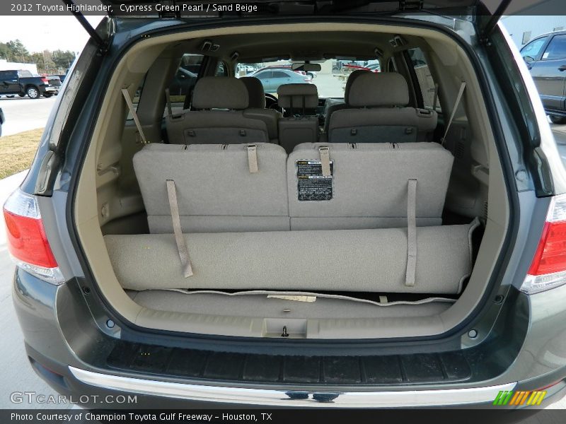 Cypress Green Pearl / Sand Beige 2012 Toyota Highlander