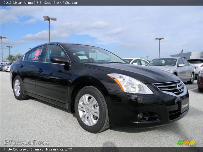 Super Black / Charcoal 2012 Nissan Altima 2.5 S