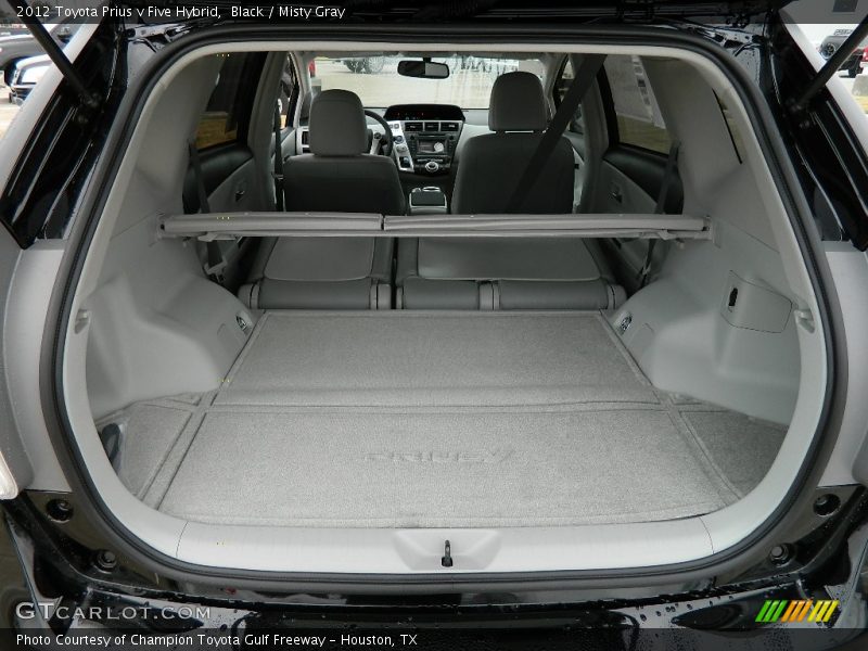 Black / Misty Gray 2012 Toyota Prius v Five Hybrid
