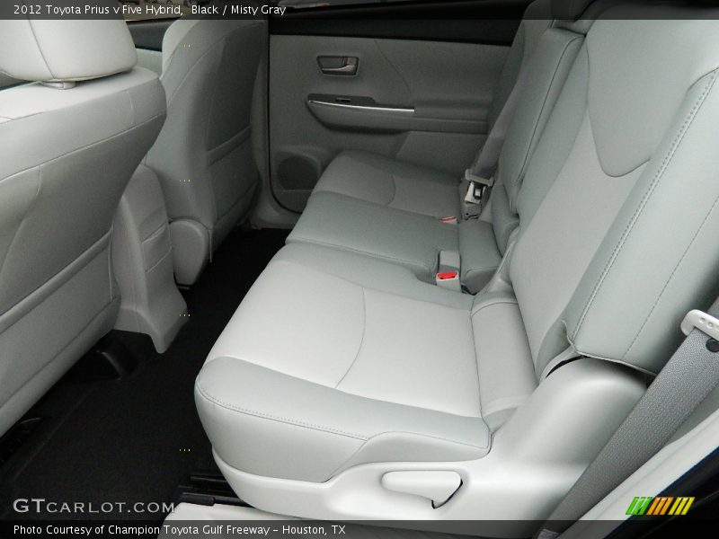 Black / Misty Gray 2012 Toyota Prius v Five Hybrid