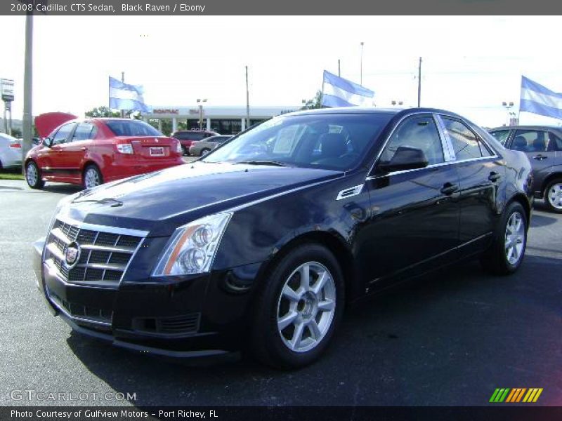 Black Raven / Ebony 2008 Cadillac CTS Sedan