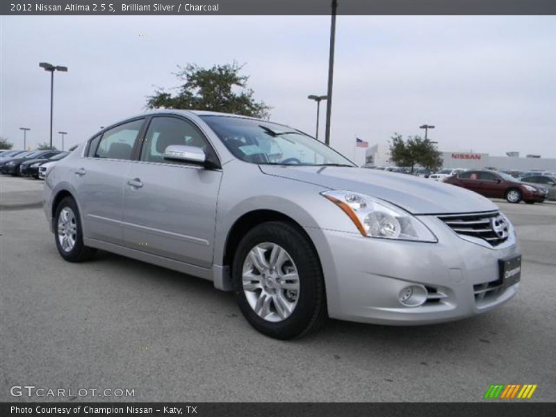 Brilliant Silver / Charcoal 2012 Nissan Altima 2.5 S