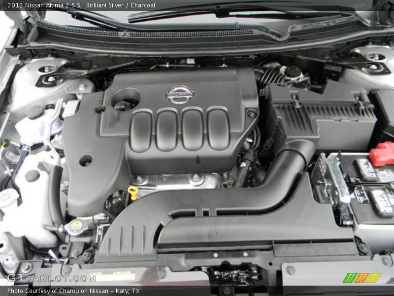 Brilliant Silver / Charcoal 2012 Nissan Altima 2.5 S