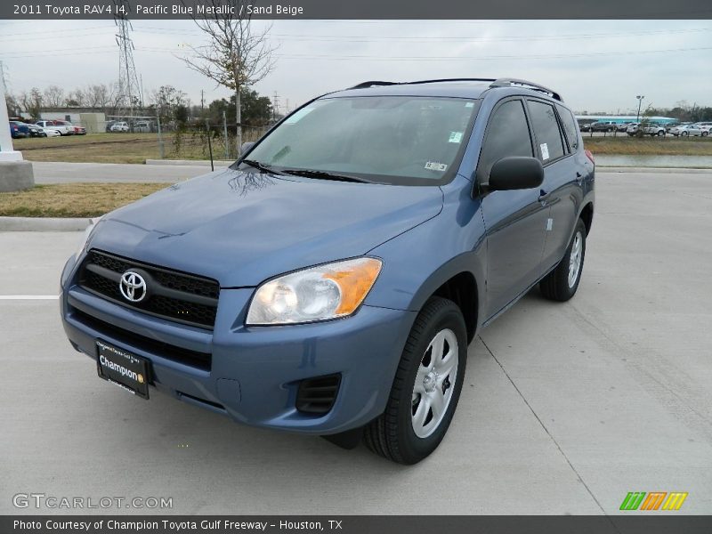 Pacific Blue Metallic / Sand Beige 2011 Toyota RAV4 I4
