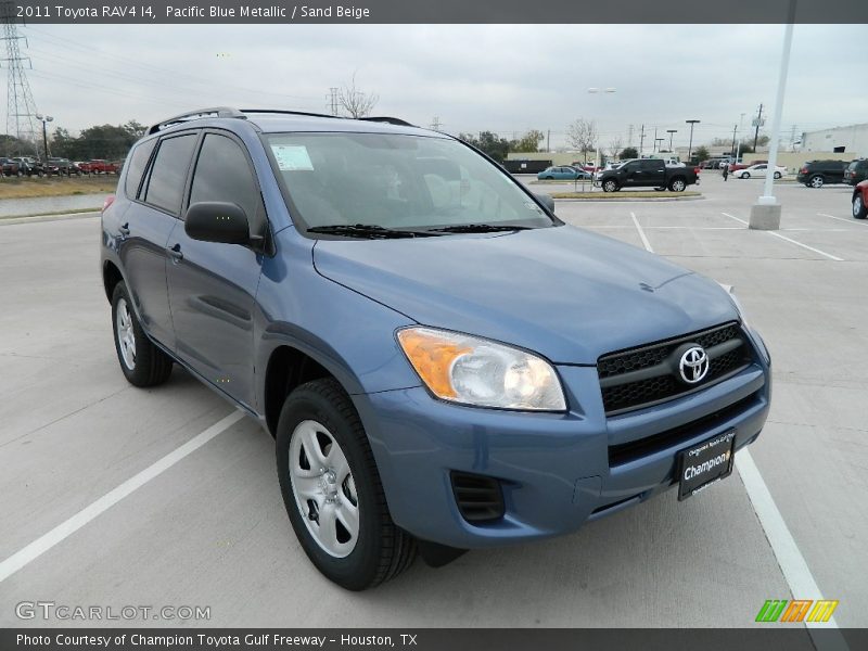 Pacific Blue Metallic / Sand Beige 2011 Toyota RAV4 I4