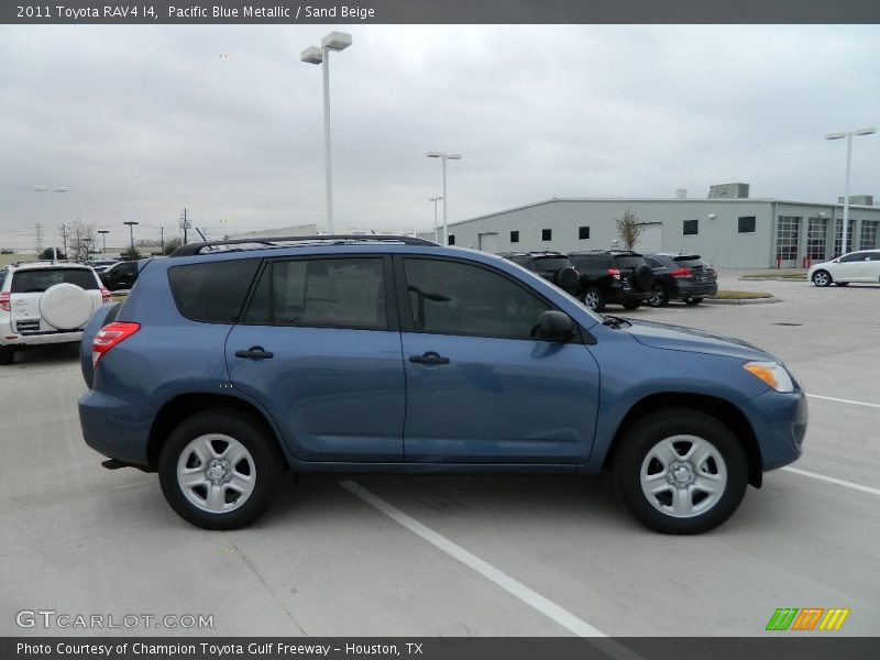 Pacific Blue Metallic / Sand Beige 2011 Toyota RAV4 I4