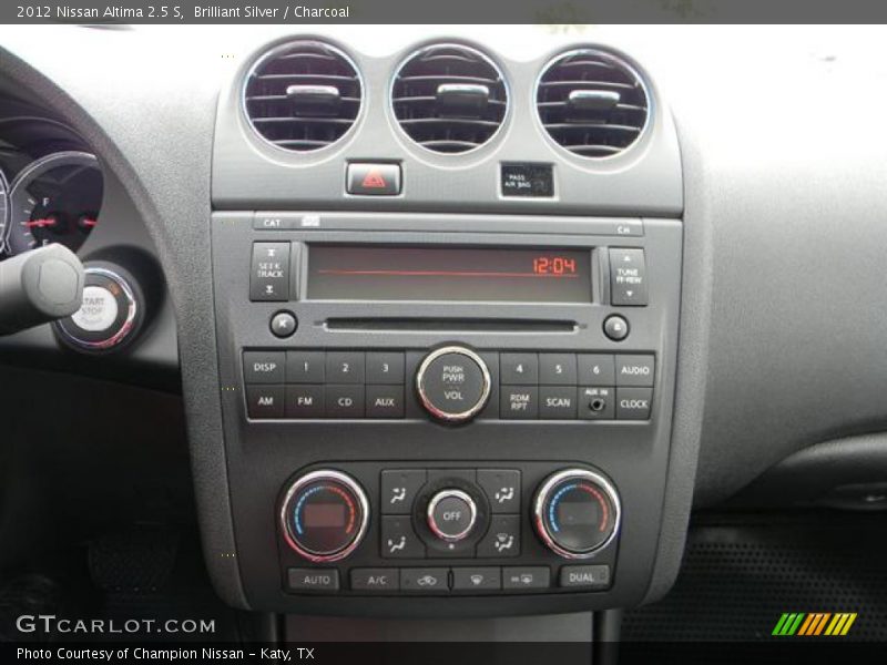 Brilliant Silver / Charcoal 2012 Nissan Altima 2.5 S