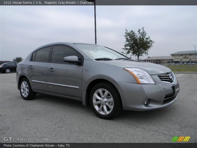 Magnetic Gray Metallic / Charcoal 2012 Nissan Sentra 2.0 SL